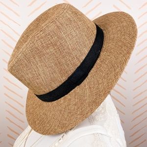Panama Hat with Black Band